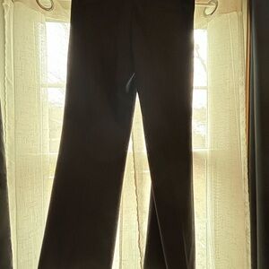 Express  Editor Wide Waisteband, Flare leg. Low rise black Pants. Size 10R